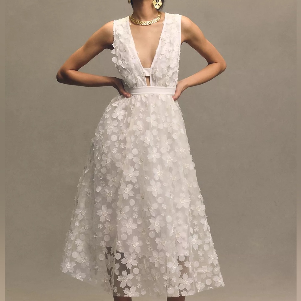BHLDN Stevie Sleeveless Midi Dress NWT